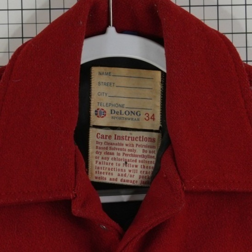 Vintage Louisville Cardinals UL Varsity Jacket Men's Size Medium 34 Red Wool - Picture 5 of 6